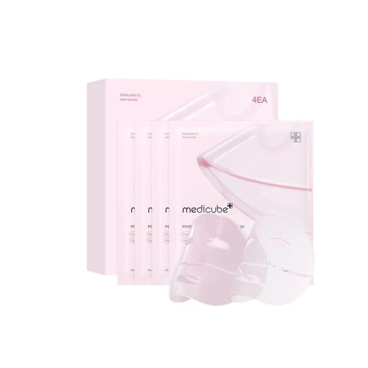 MEDICUBE - Mascarilla en Gel PDRN Pink Colágeno 4 unidades