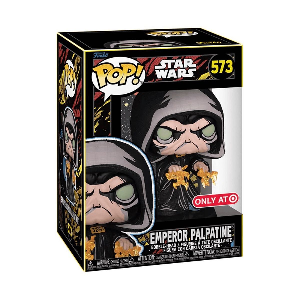 FUNKO - Funko Pop Star Wars – Emperador Palpatine 573 + Protector
