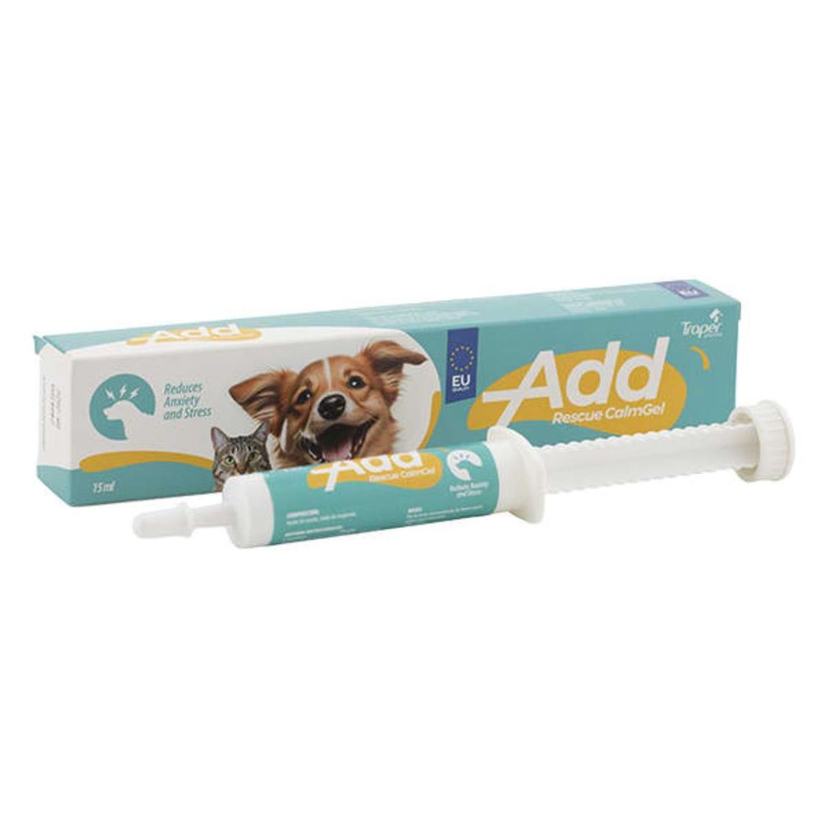 TRAPER - Add Rescue CalmGel 15 ml Gel Calmante para Mascotas