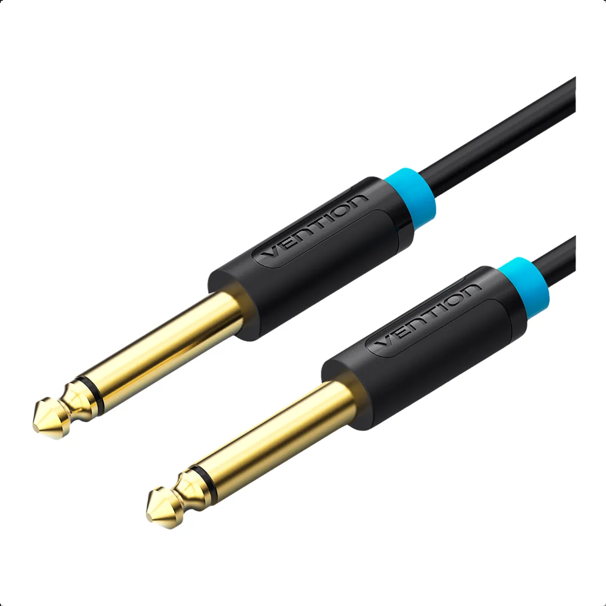 VENTION - Cable de audio Vention P10 X P10 mono macho para guitarra, 2 metros