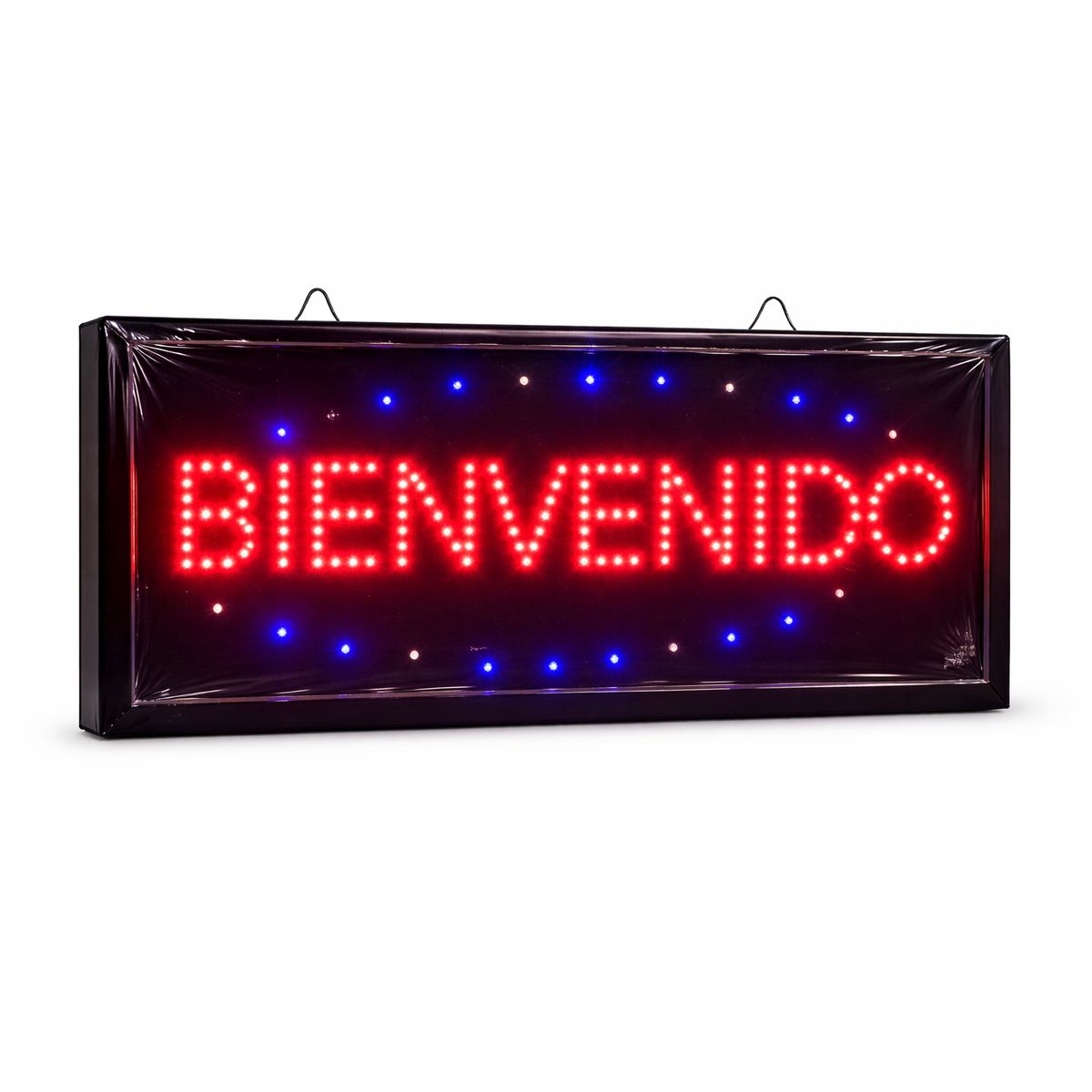 GENERICO - Letreros Led Luminosos Comerciales Texto Bienvenido 48x25cm