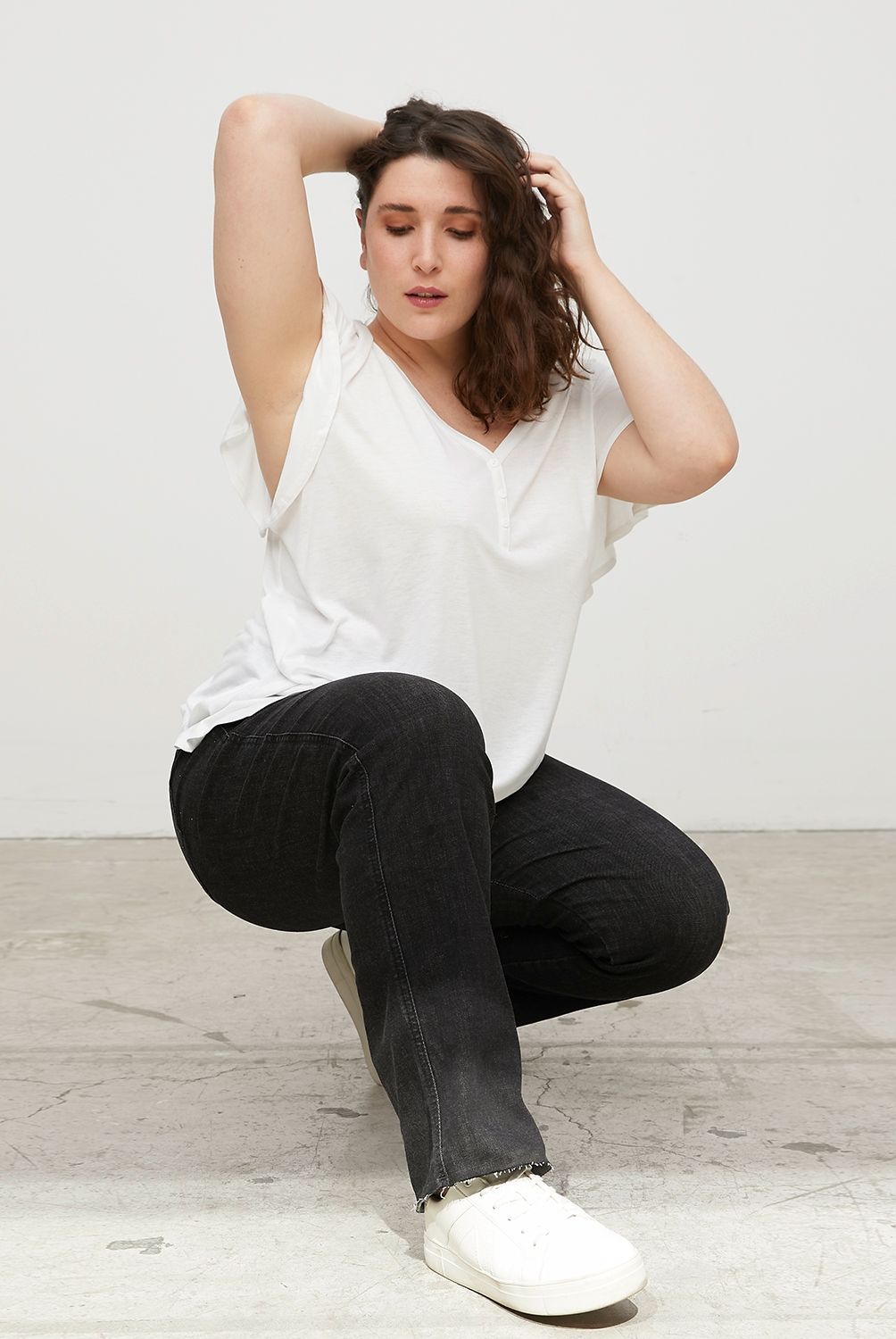 UNIVERSITY CLUB - Jeans Recto Tiro Alto Mujer
