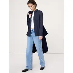 BANANA REPUBLIC - Blusa Mujer The Everyday Azul