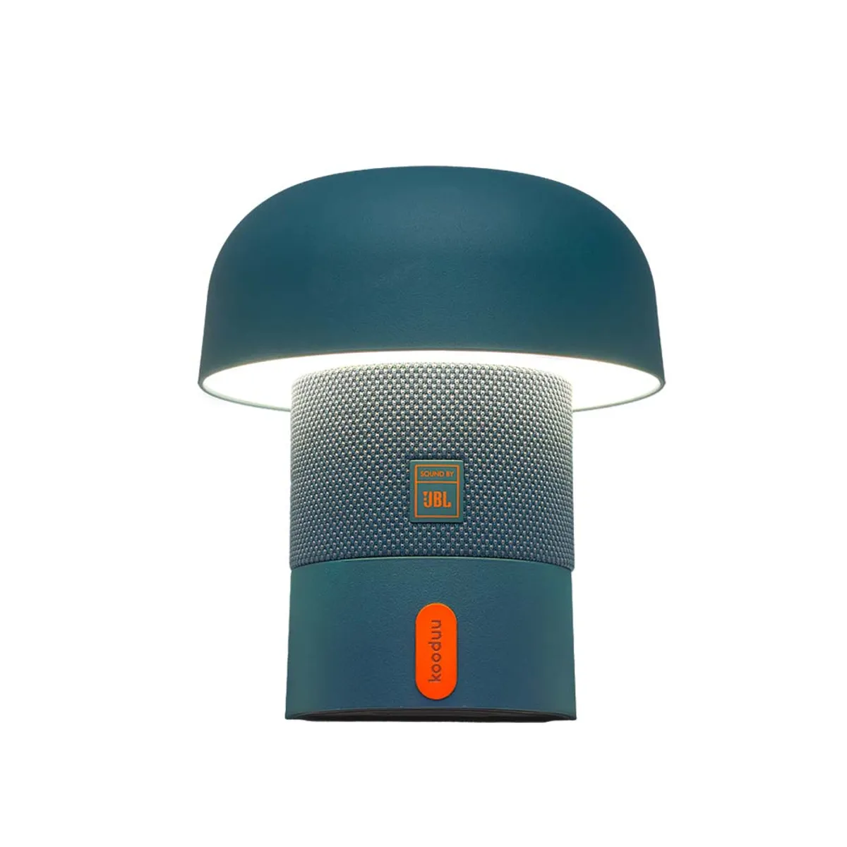 KOODUU - Lámpara Portátil Sensa Play Mini con Parlante JBL Kooduu Deep Aquamarine