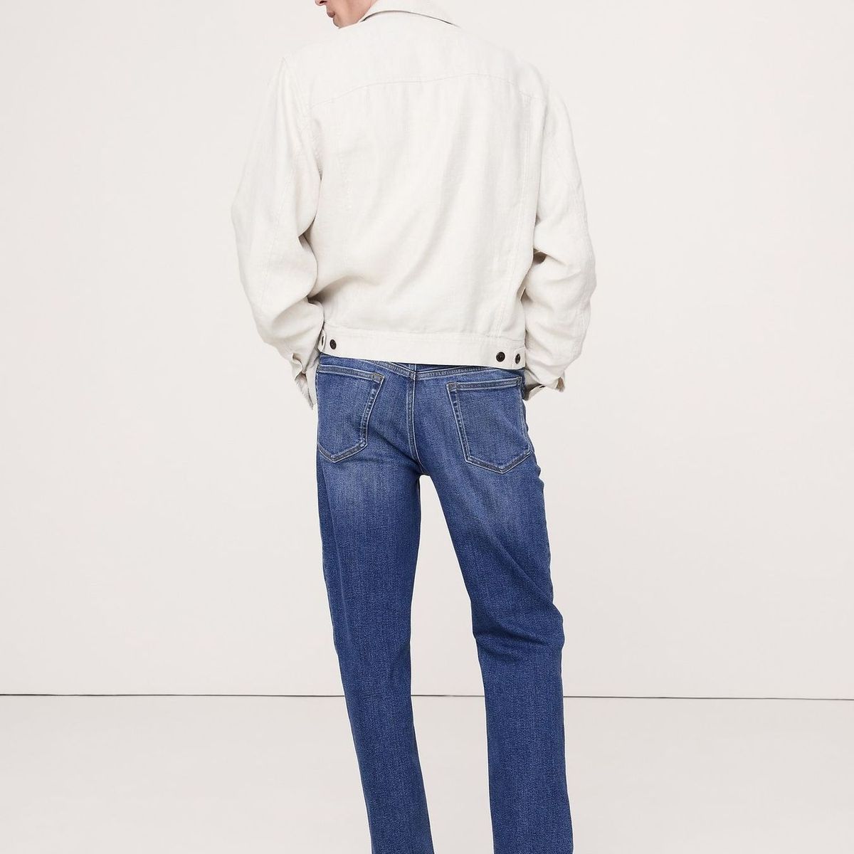 BANANA REPUBLIC - Jeans Hombre Banana Republic Slim Luxe Traveler Azul