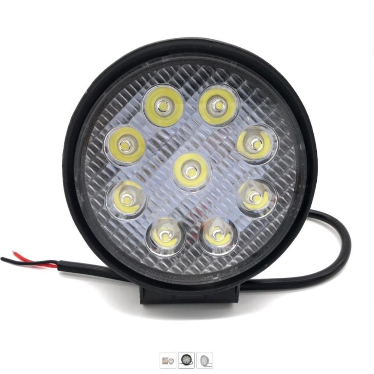GENERICO - X2 Luces Foco Neblinero Led 27w 4x4 Auto Caminon Redondo
