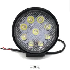GENERICO - X2 Luces Foco Neblinero Led 27w 4x4 Auto Caminon Redondo