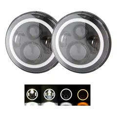 GENERICO - Foco Faro Luz Neblinero H4 Led 75w Ojo De Angel Caminoneta