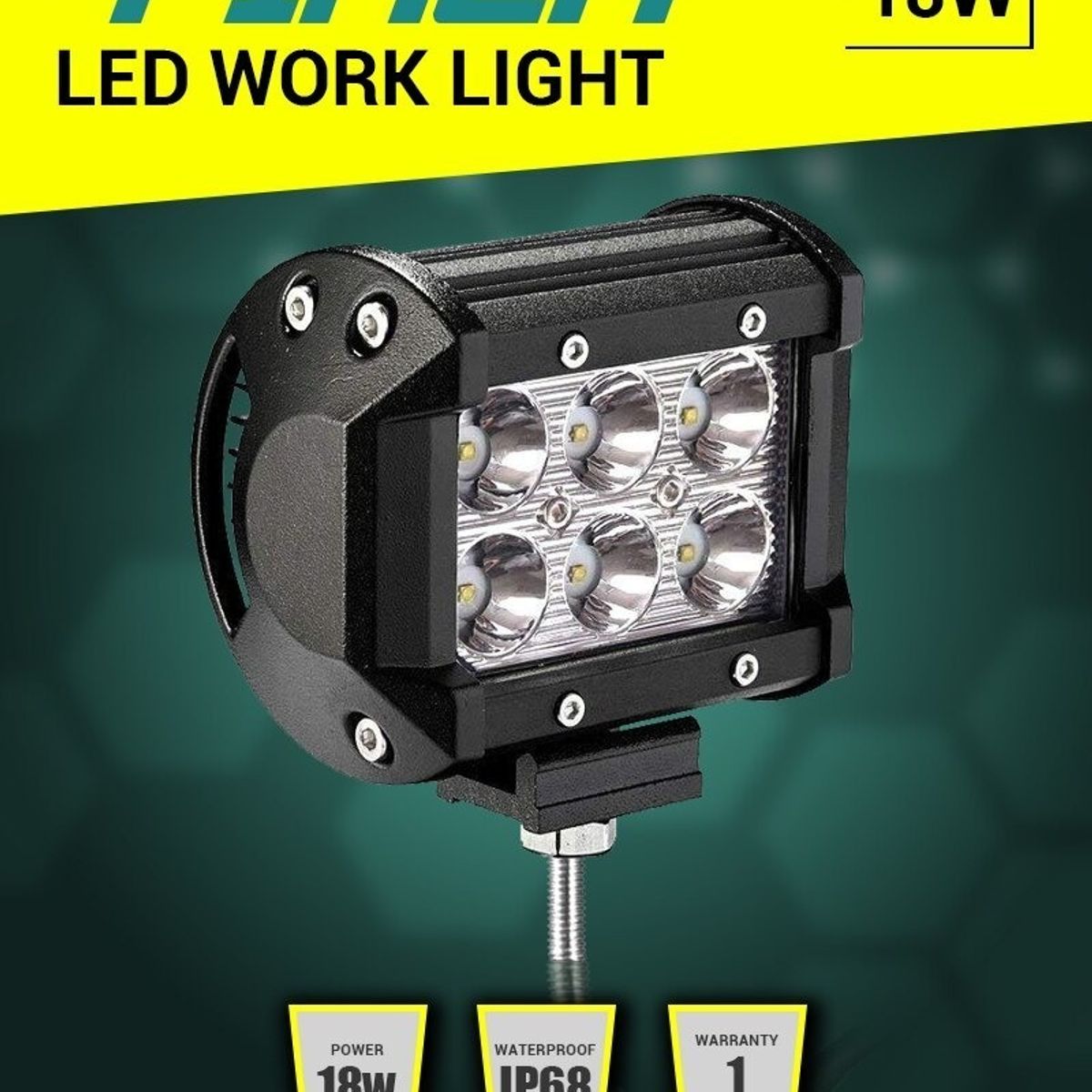 GENERICO - X4 Barra Focos Neblineros Led 18w Blanco Expansion Auto Moto