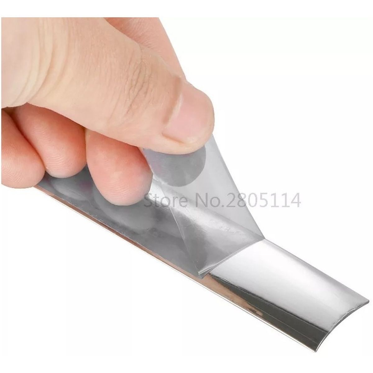 GENERICO - Rollo Moldura Cromada Adhesiva Auto 15mm X 15mts  223027
