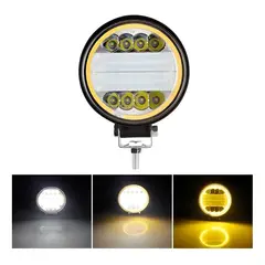 GENERICO - Luces Foco Neblinero Led 72w Ojo Angel Auto Moto Camion