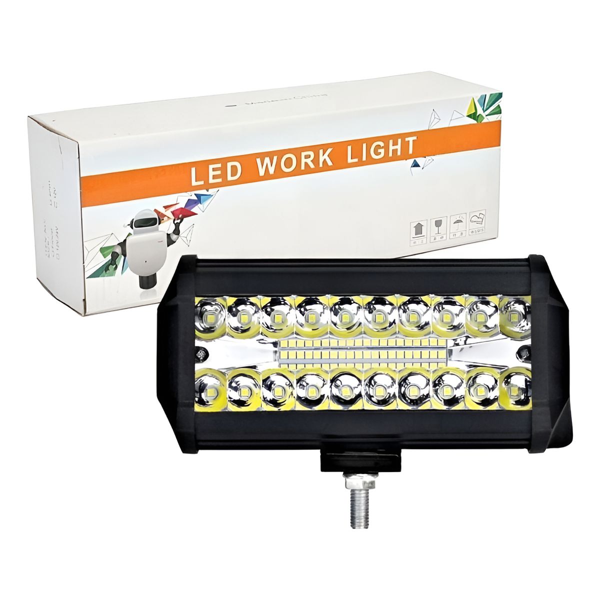 GENERICO - X2 Focos Neblineros 120w Expansion Led Auto Moto Camiones