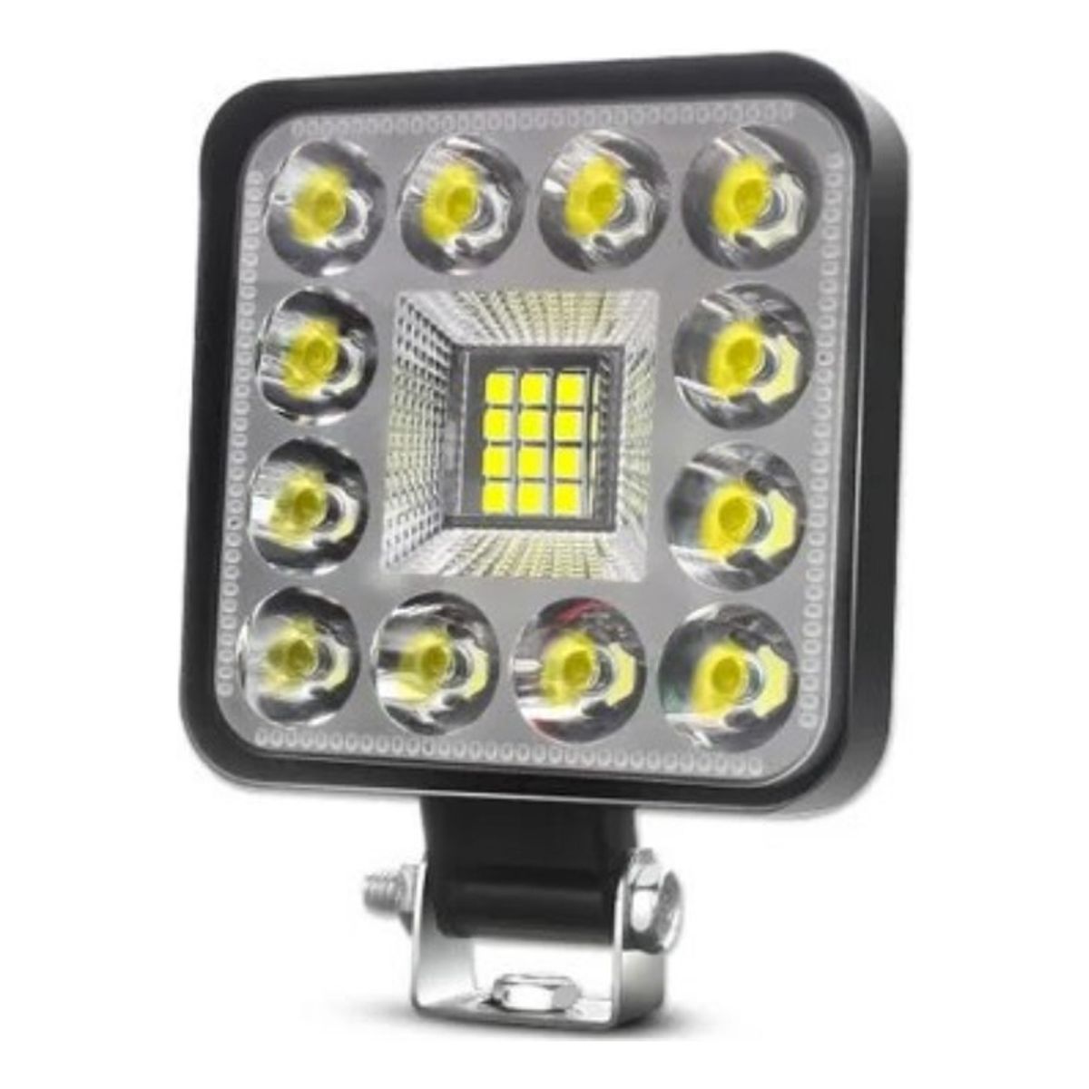 GENERICO - Luces Foco Neblinero Led 84w 4x4 Auto Moto Camion Cuadrado