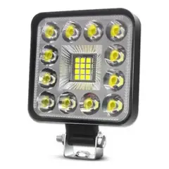 GENERICO - Luces Foco Neblinero Led 84w 4x4 Auto Moto Camion Cuadrado