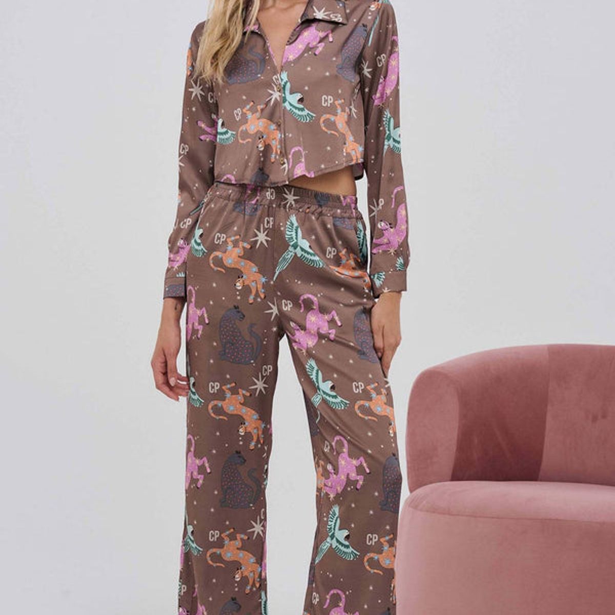 CIPITRIA - Pantalón Jane Bell Brown