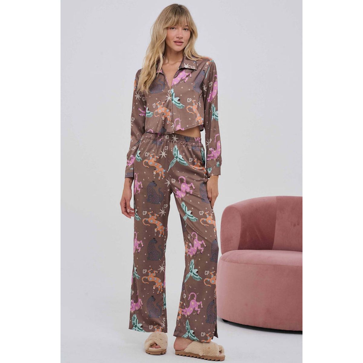 CIPITRIA - Pantalón Jane Bell Brown