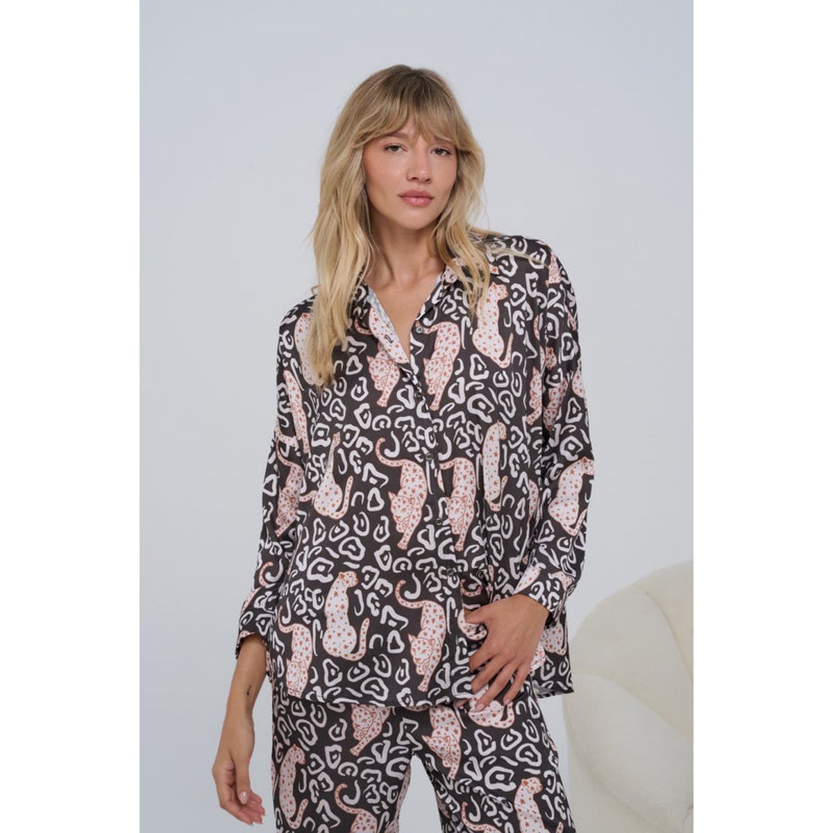 CIPITRIA - Camisa Michelle Josh Black