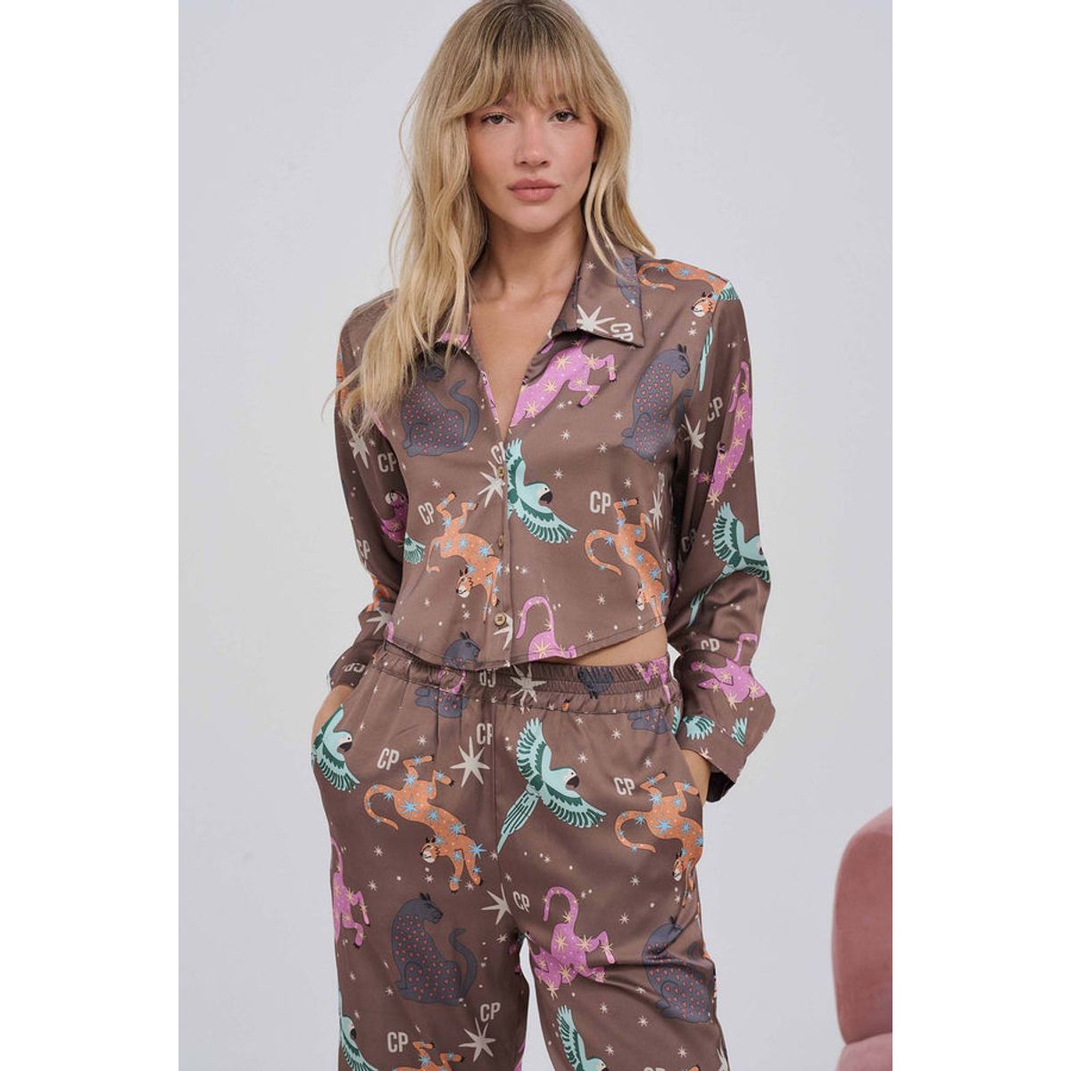 CIPITRIA - Camisa Helena Bell Brown