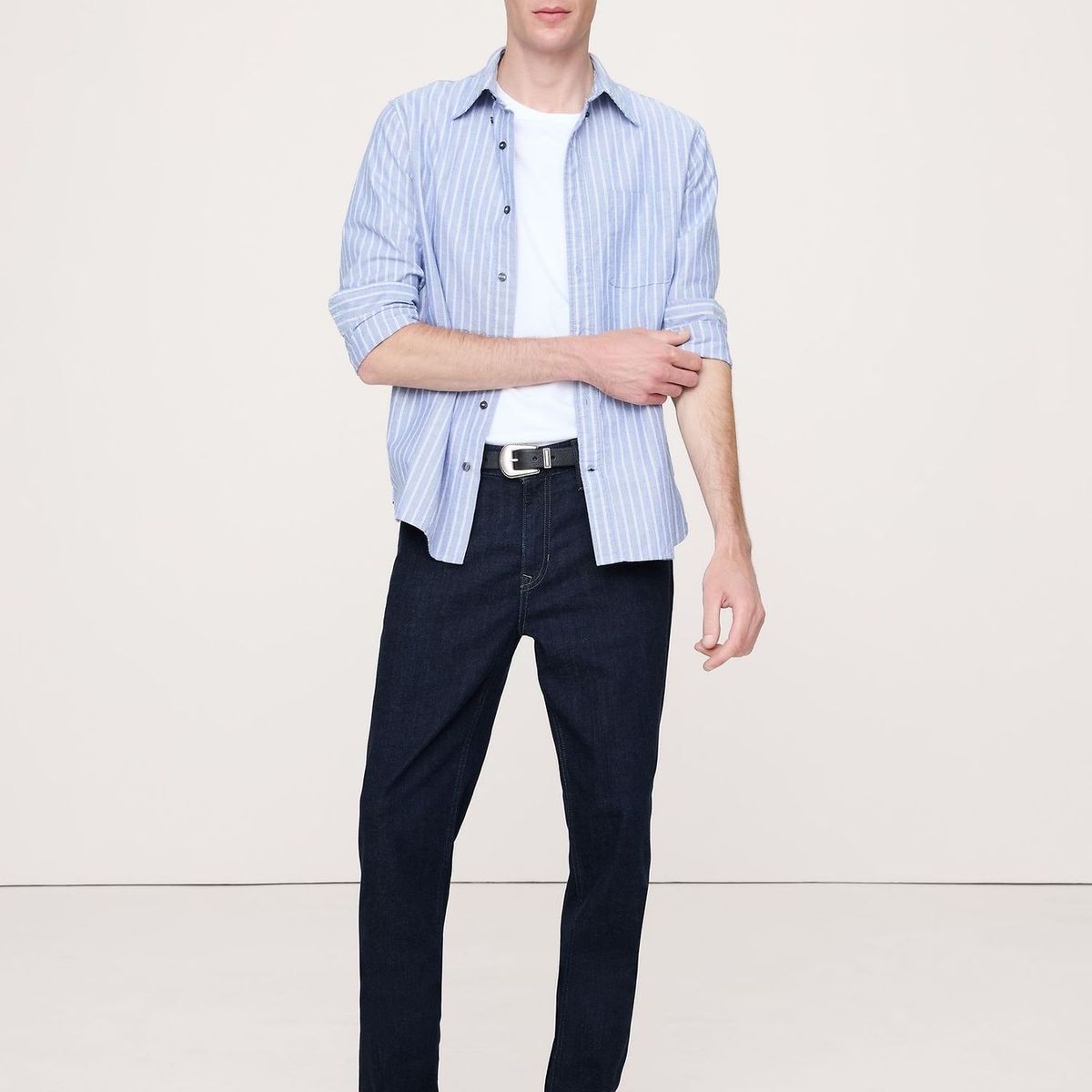 BANANA REPUBLIC - Jeans Hombre Banana Republic Slim Luxe Traveler Azul