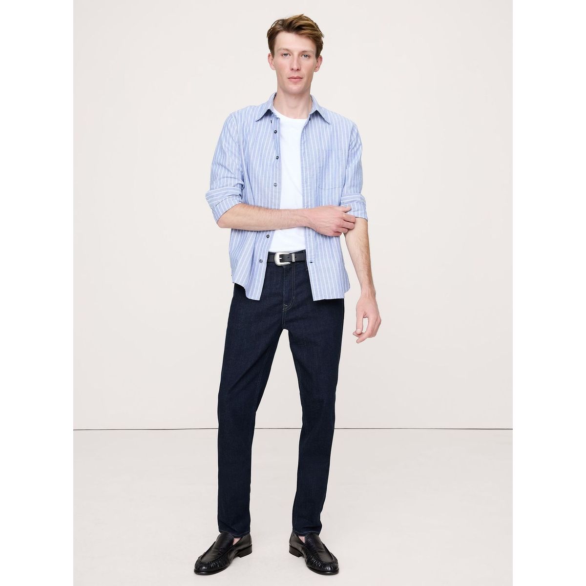 BANANA REPUBLIC - Jeans Hombre Banana Republic Slim Luxe Traveler Azul