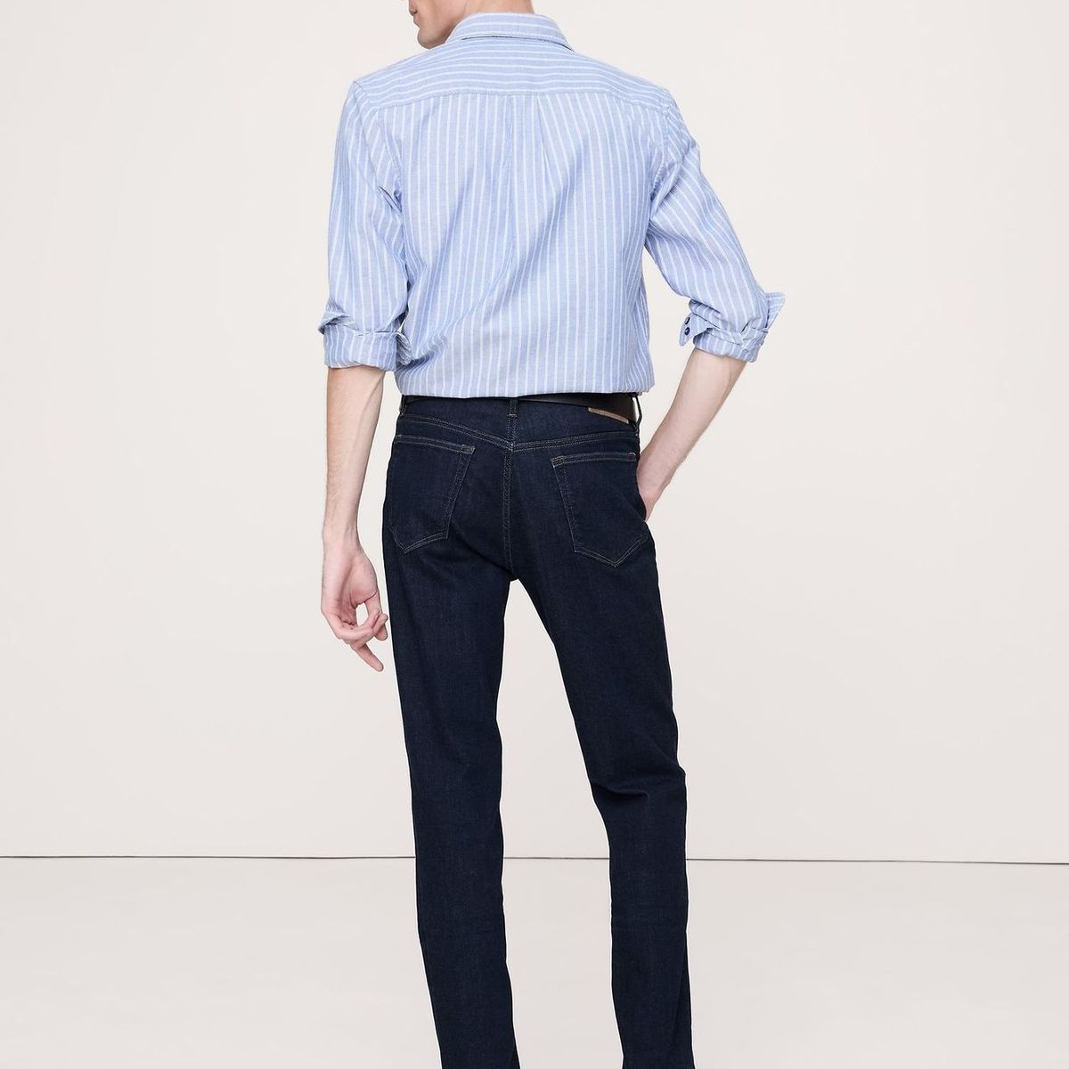 BANANA REPUBLIC - Jeans Hombre Banana Republic Slim Luxe Traveler Azul