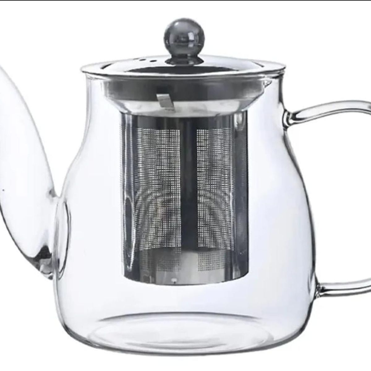 GENERICO - Tetera De Vidrio Con Infusor Acero Inoxidable Tetera Para Infusiones 800 ML