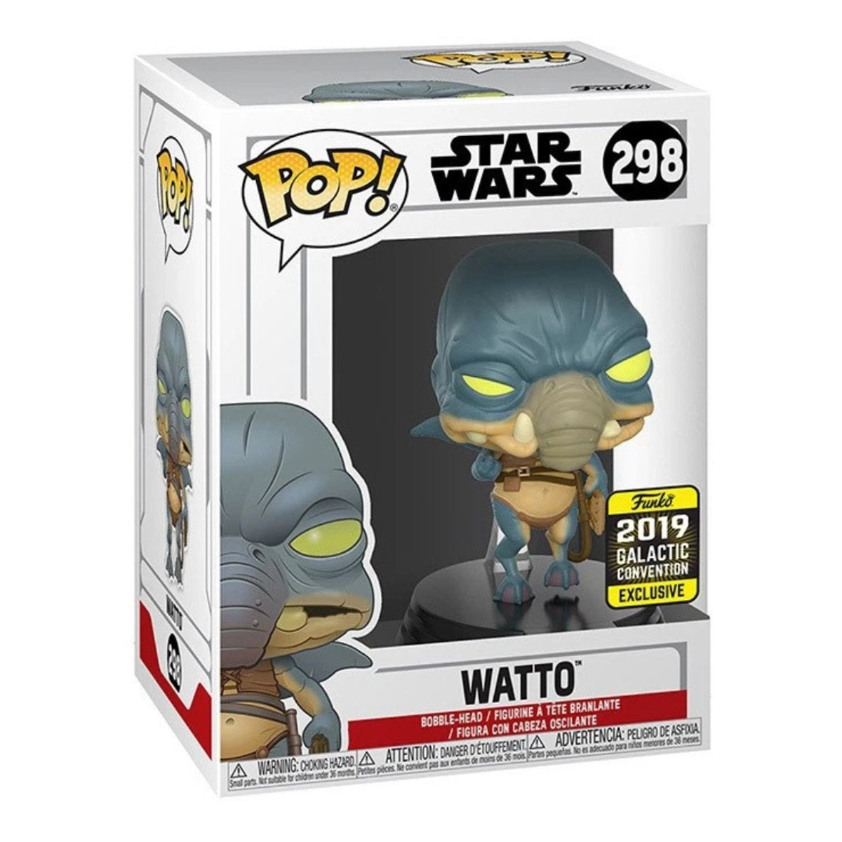 FUNKO - Funko Pop Star Wars – Watto 298 + Protector