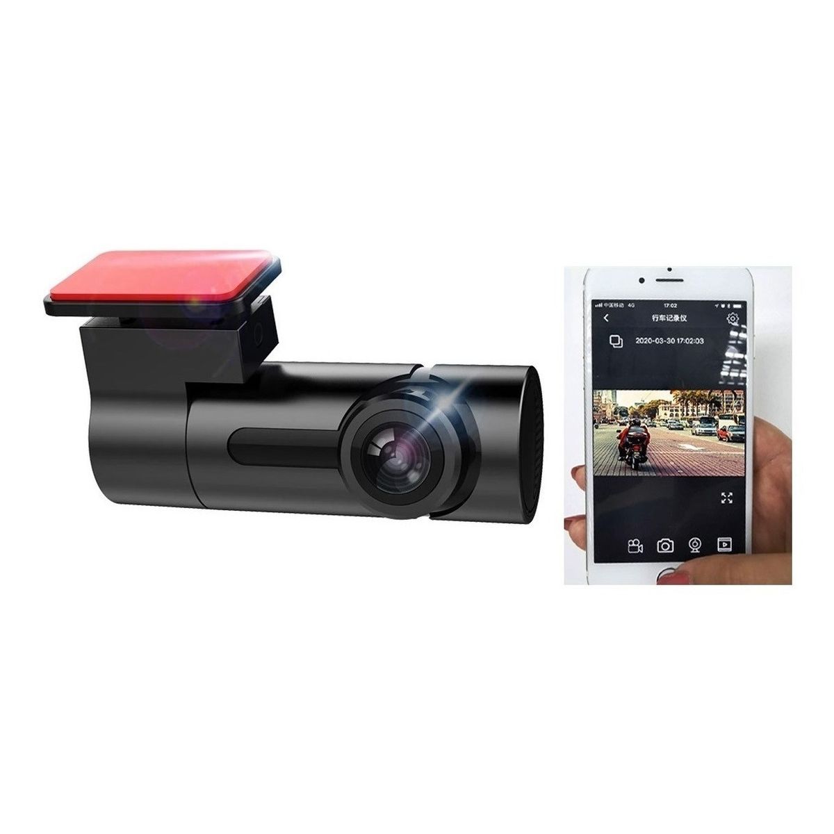 GENERICO - Camara Hidden Seguridad Auto Dvr Grabado Aplicación 1080p 240058 C51