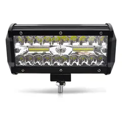 GENERICO - Barra Led Focos Neblineros 120w 40 Led Expansion Auto Moto