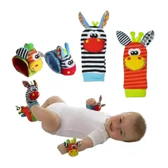 INFANTOYS - Set Calcetines Y Pulsera De Estimulación Sonajero Bebé