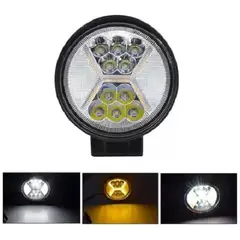 GENERICO - X2 Luces Foco Neblinero Led 117w Bicolor Auto Moto Camioneta