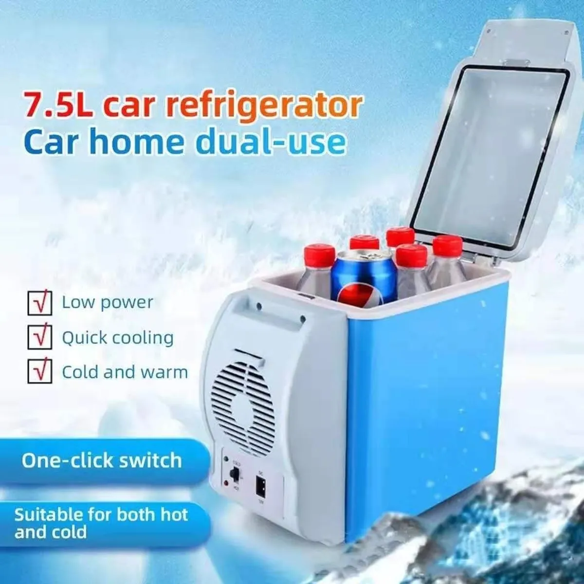 GENERICO - Mini Refrigerador Refrigeradores Portatil Auto 12v Automóvil 213143 - 271022 C613