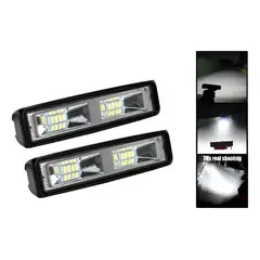 GENERICO - Barra Focos Neblineros Led Blanco 24w Expansion Auto Moto