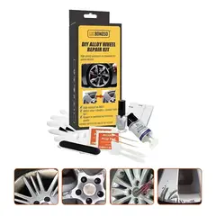 GENERICO - Kit Repara Llanta Aleación De Auto Vehiculo Plateado 215122 215122 C15 024104 A