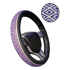 GENERICO - Funda Cubre Volantes Accesorios Para Auto Diamante Redondo