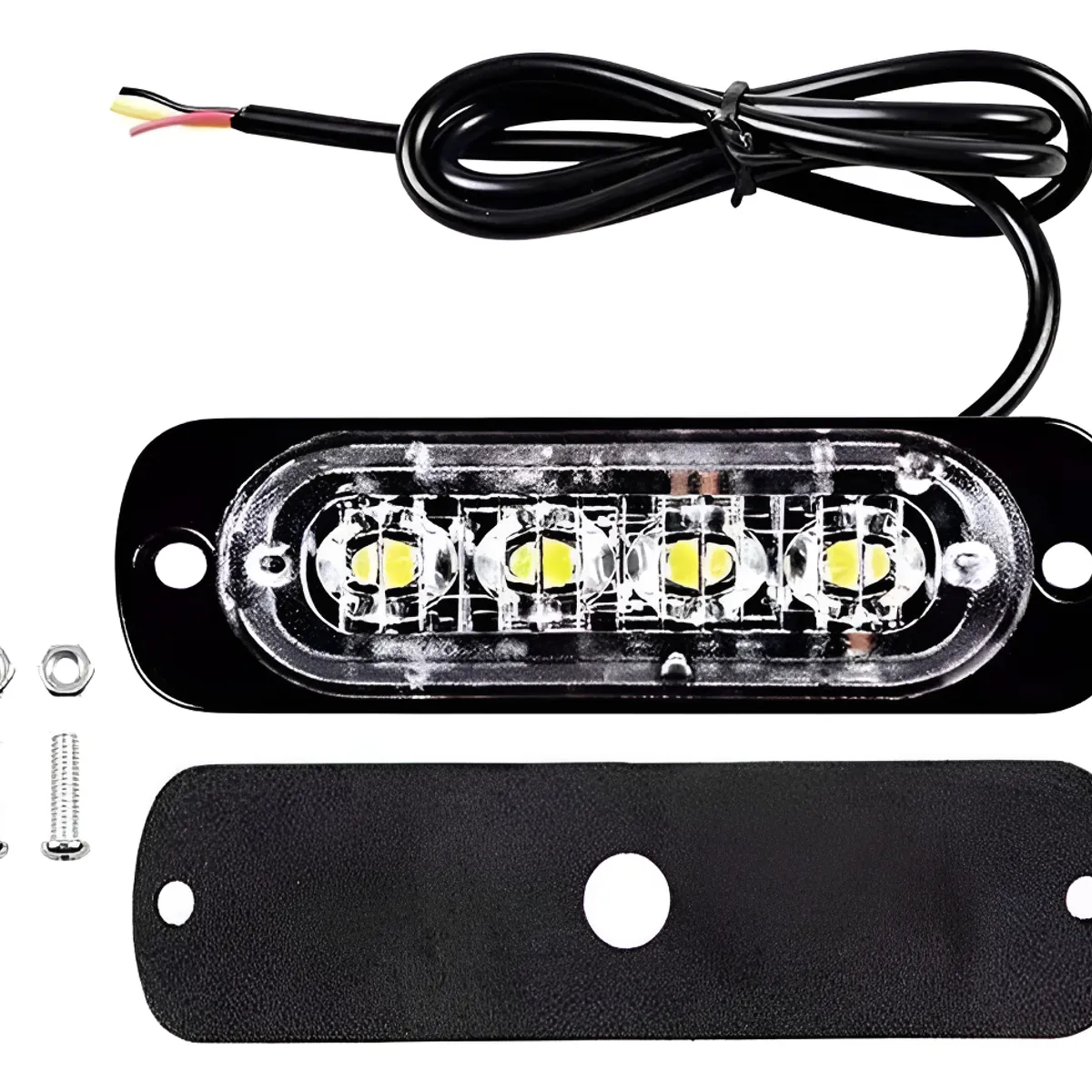 GENERICO - Baliza Estroboscopico Led Foco Neblinero 12-24v Destellante