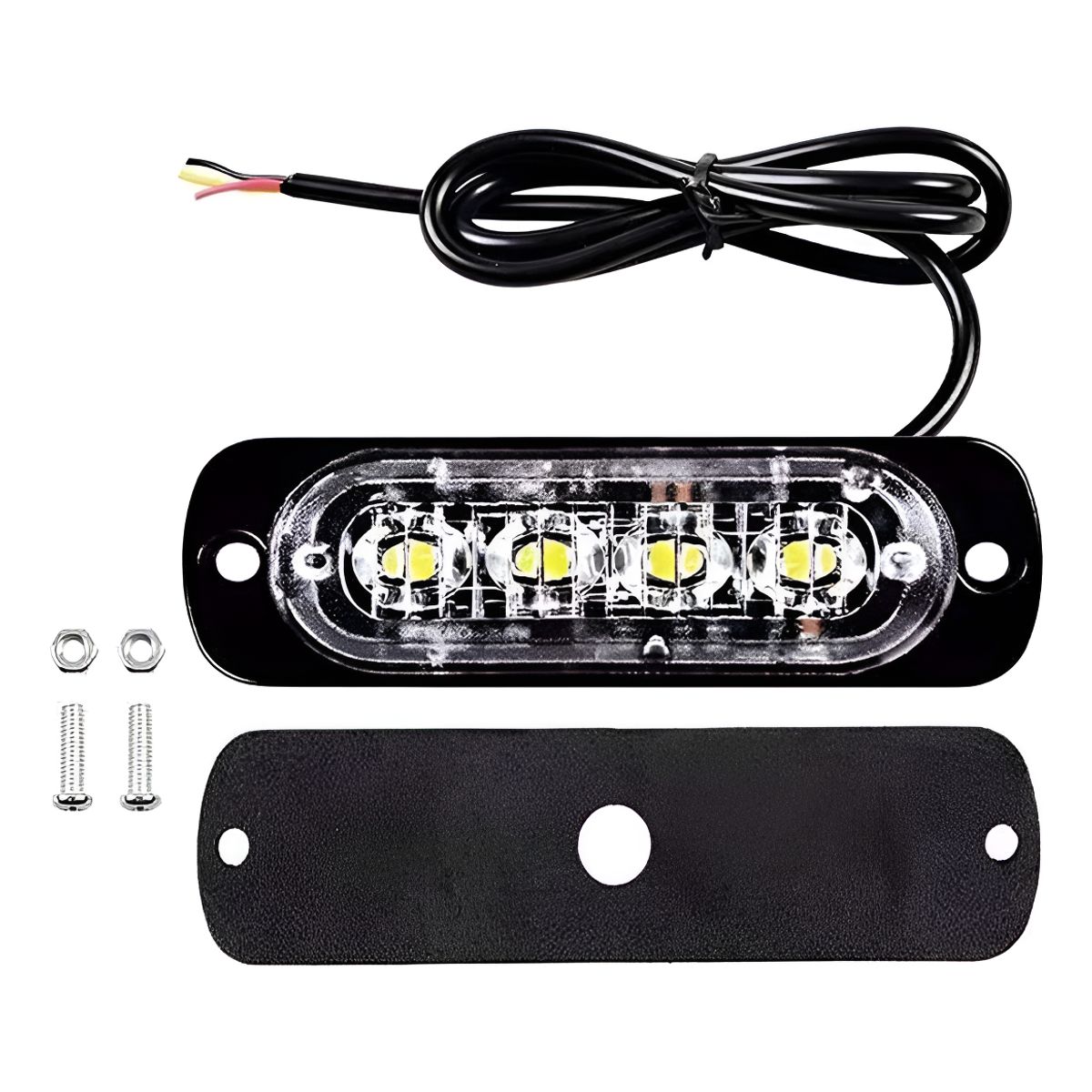 GENERICO - Baliza Estroboscopico Led Foco Neblinero 12-24v Destellante