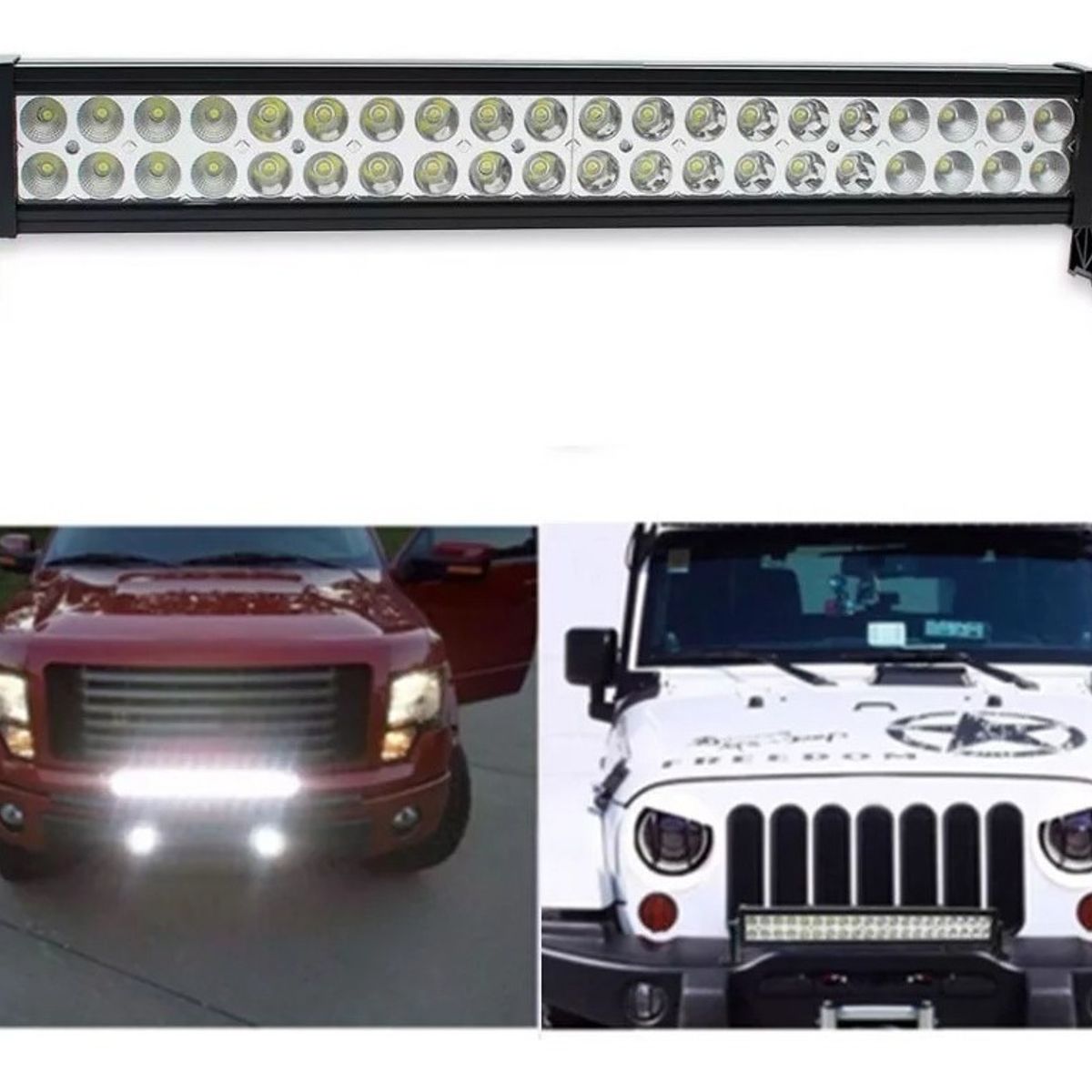 GENERICO - Luz Barra Led 120w Neblinero 4x4 Auto Camioneta Spot+flood