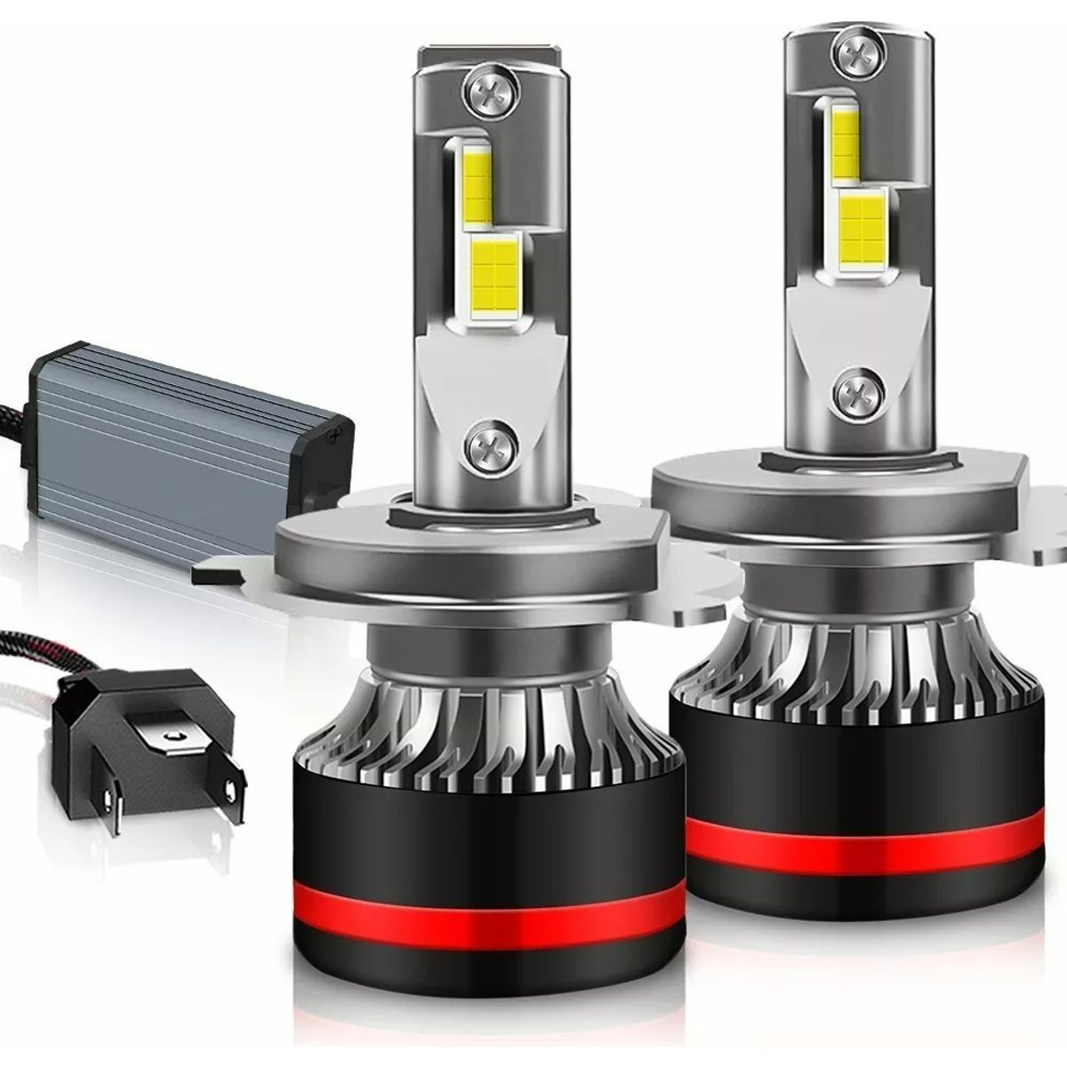 GENERICO - Kit Turbo Led Canbus H1 H3 H4 H7 H11 9005 9006 880  M8