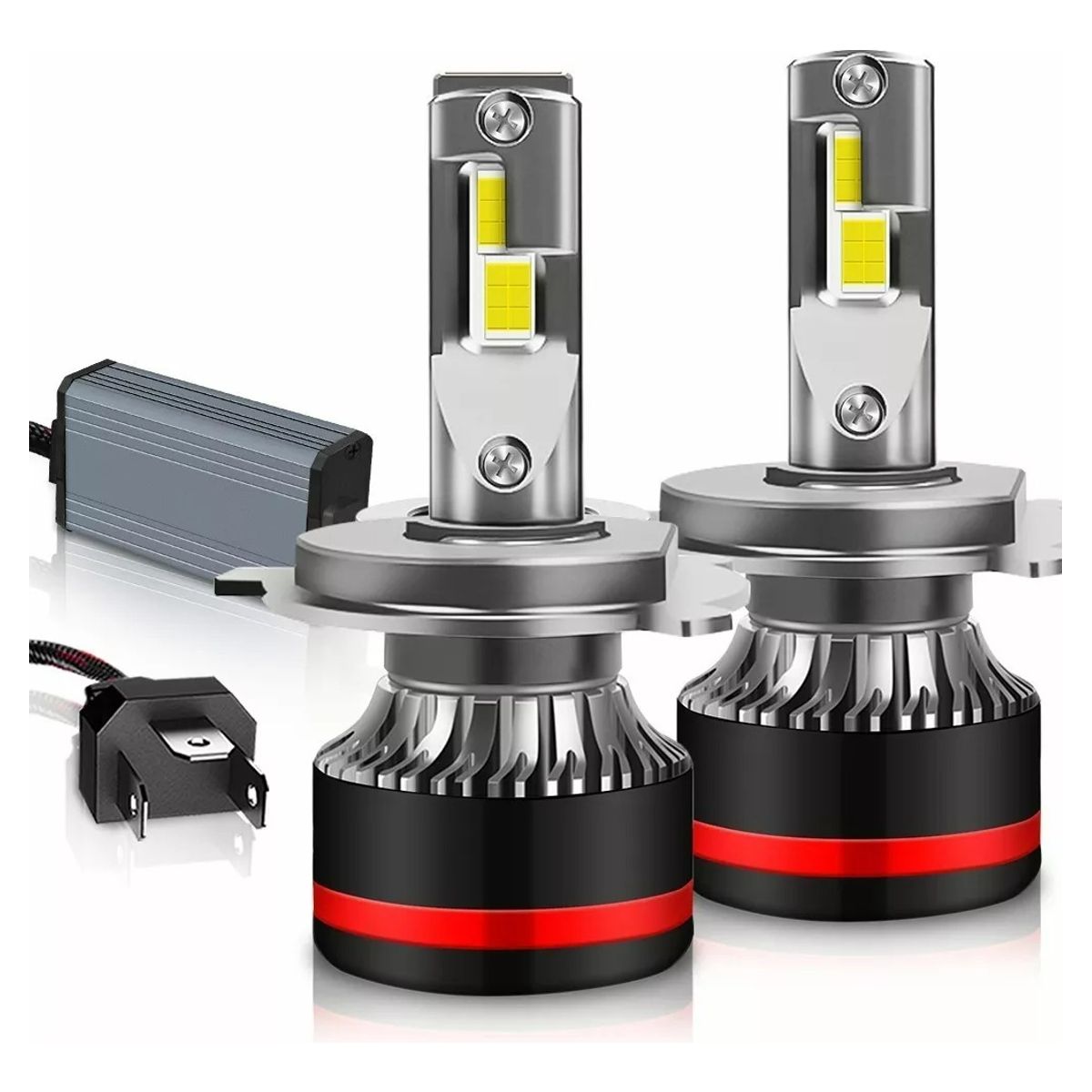 GENERICO - Kit Turbo Led Canbus H1 H3 H4 H7 H11 9005 9006 880  M8