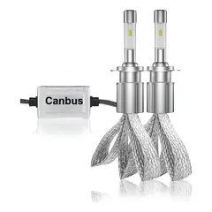 GENERICO - Turbo Led Canbus H1 H3 H4 H7 H11 H13 9005 9006 880 Disipador