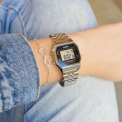 Imagen 2 del producto RELOJ LA680WA-1DF PLATEADO UNISEX