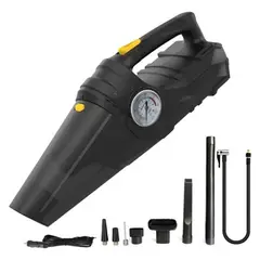 GENERICO - Aspiradora Automóvil 12v 100w Compresor Inflador Led 4 En 1 Negro - 261032