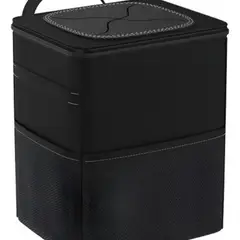 GENERICO - Basurero Para Auto Organizador Portatil Impermeable Negro