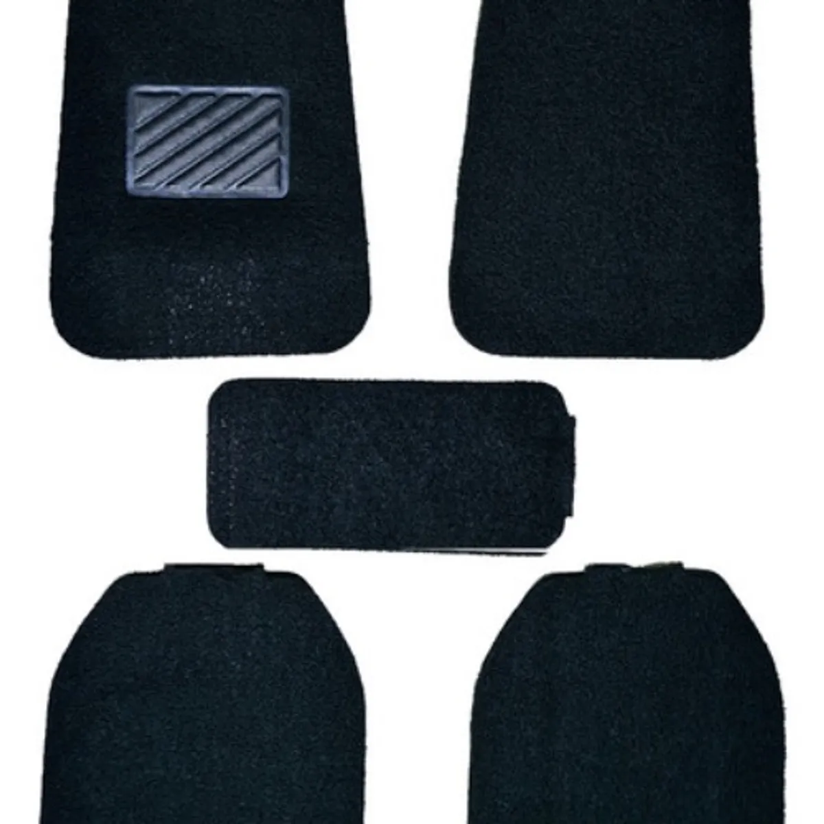 GENERICO - Set 5 Piezas Pisos De Goma Para Vehículos Universal Auto
