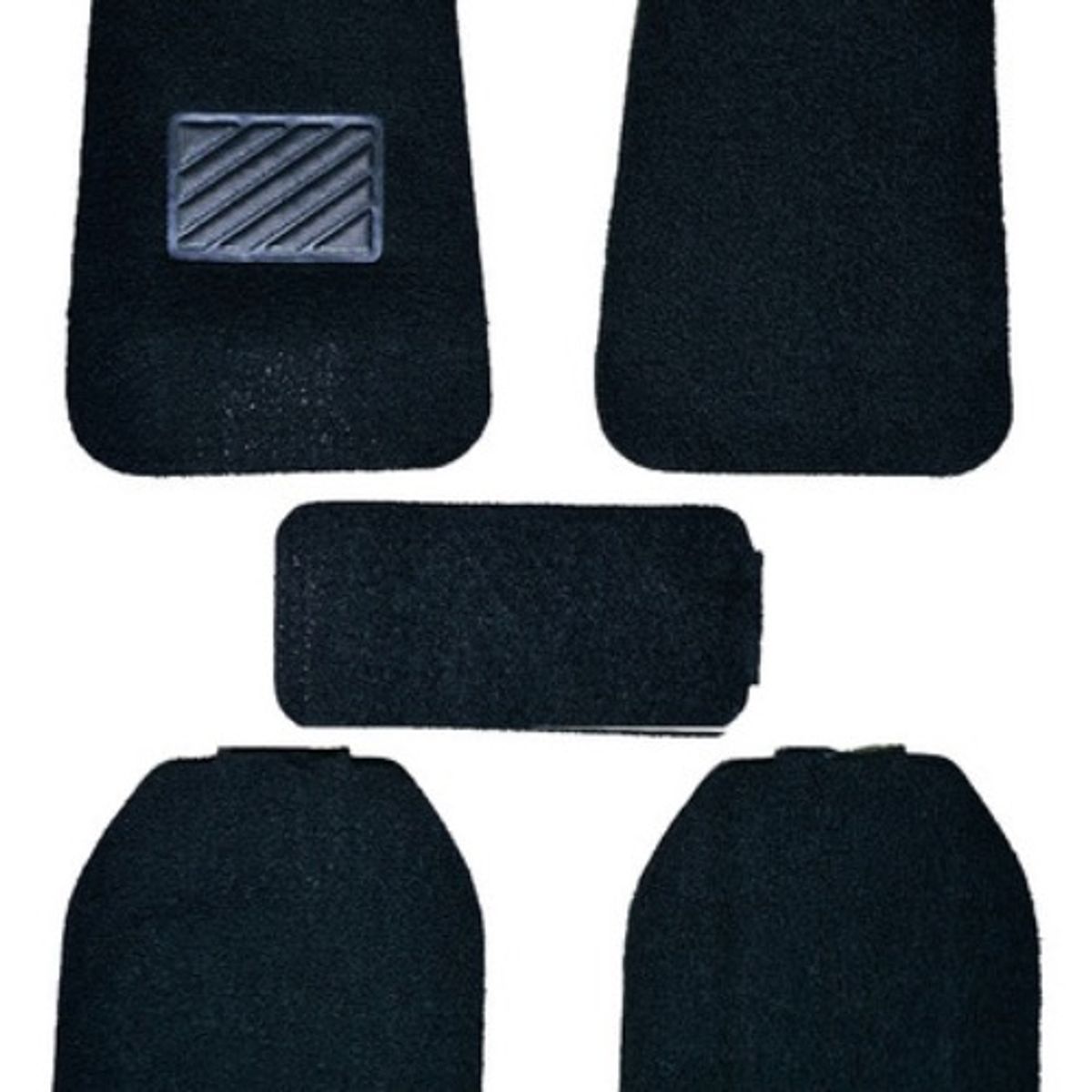 GENERICO - Set 5 Piezas Pisos De Goma Para Vehículos Universal Auto