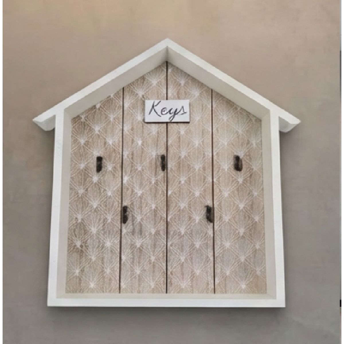 GENERICO - Porta Llaves De Pared Estante De Pared De Madera Con Ganchos