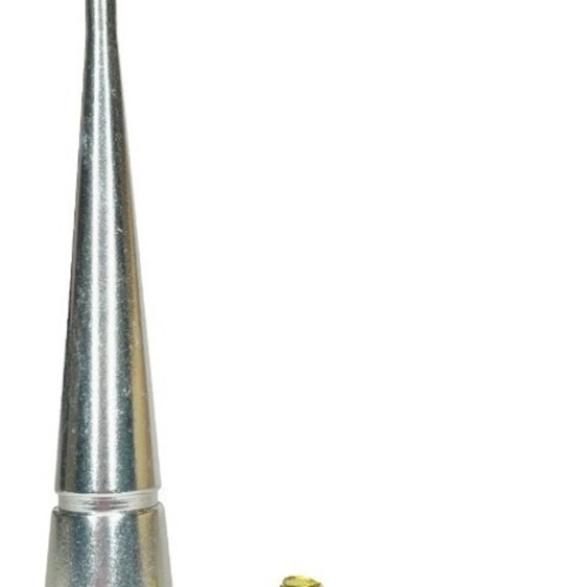 GENERICO - Antena De Aluminio Universal Para Auto Radio Amfm 10cm