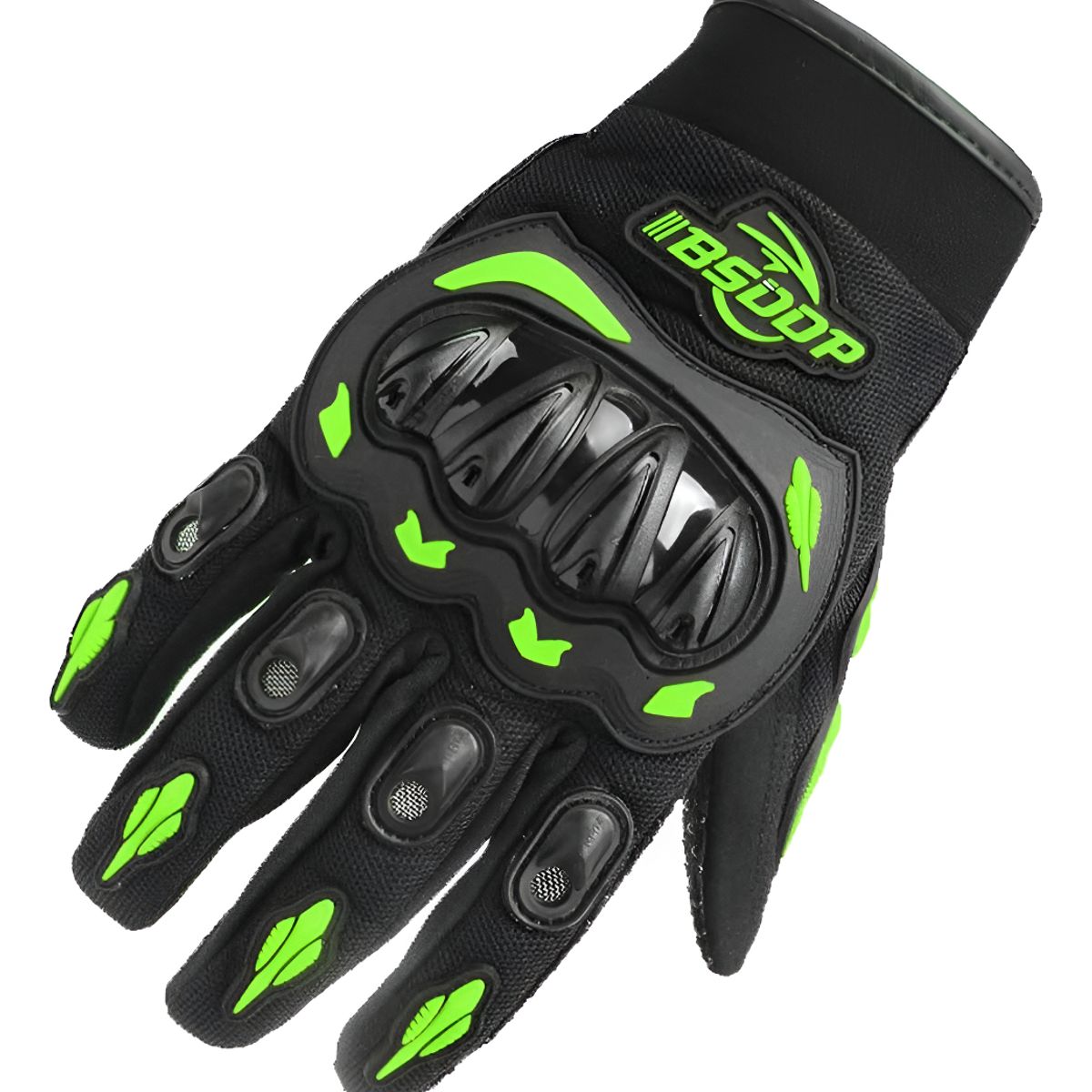 GENERICO - Guantes Moto Malla Proteccion Reforzados Nudillos Palma
