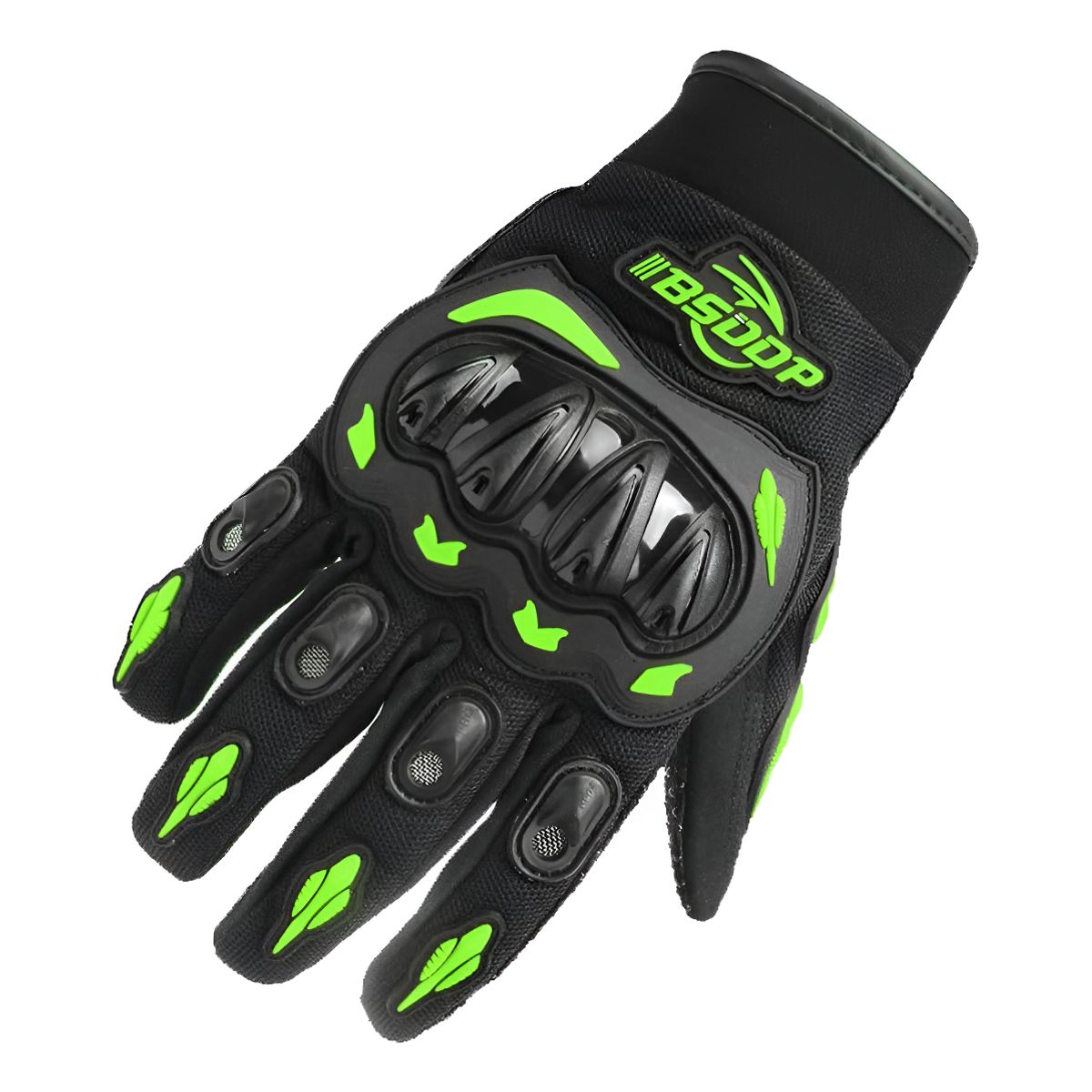 GENERICO - Guantes Moto Malla Proteccion Reforzados Nudillos Palma